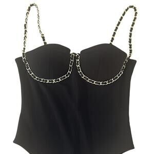 Elamef bodysuit  small. Black bodysuit | in mint condition